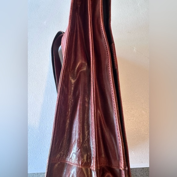 VINTAGE | 1980’s Wilsons Leather M. Julian Brown Preppy Messenger Bag - Picture 8 of 9